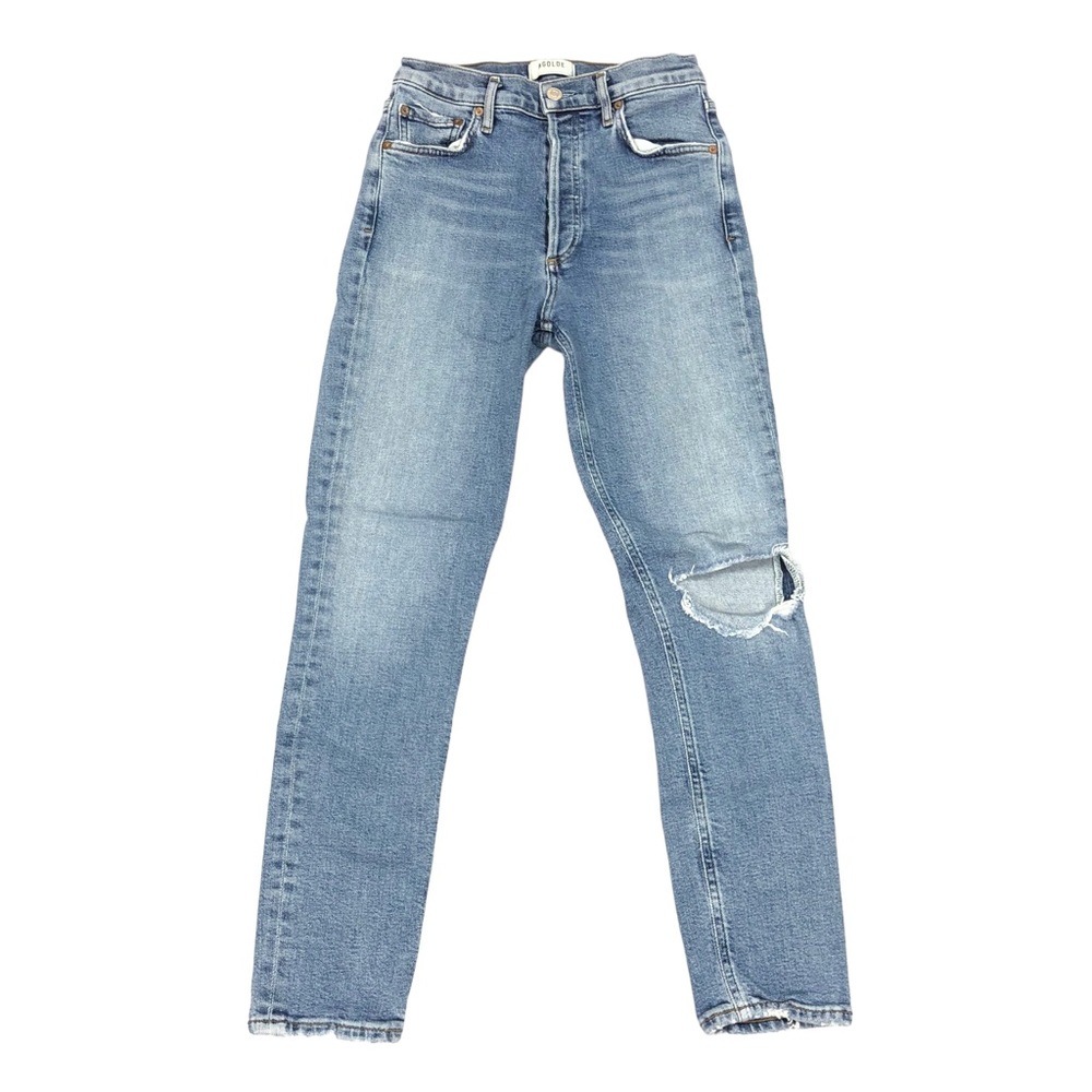 AGOLDE Nico High Rise Slim Skinny Jeans Women's Size 26 26X26 Blue Stretch